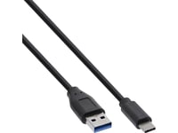 Inline B-35712, 2 M, Usb A, Usb C, Usb 3.2 Gen 2 (3.1 Gen 2), 5 Gbit/S, Svart