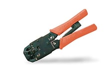 Pince à sertir pour connecteurs modulaires DIGITUS - Câble patch - Câble réseau RJ45 - RJ12 RJ11 - Câble rond et câble plat