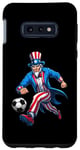 Galaxy S10e Uncle Sam Soccer Player 4th of July Boys Girls Kids Football Case