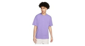 T shirt manches courtes nike sportswear premium essential violet