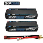 Lipo Batteri, Høj Kapacitet, Fleksibel Kompatibilitet, 2PCS4S6500HARD XT90