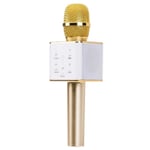 INF Karaoke Mikrofon Med Bluetooth Högtalare 3w - Guld