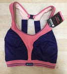 Shock Absorber Sports Bra  ULTIMATE RUN BRA High Impact Running Gym 30FF PINK