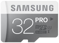 Samsung MB-MG32DA/EU Carte mémoire Micro SD Pro 32 Go + Adaptateur SD Argent