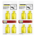 KARCHER Glass Cleaner Window Vac WV Concentrate 8 x 20ml Capsules Sachets 2 Pack