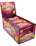 24 stk Zed Zappers Cherry Mega Sour Gum - Kjempesur Tyggegummi - Hel Eske 1200 gram