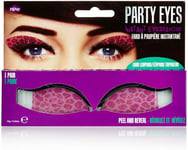Festival Party Eyes Instant Eyeshadow Sticker Pink Leopard Print Stocking Filler