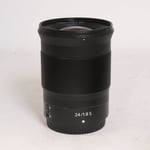 Nikon Used 24mm f/1.8 S Z mount lens