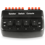 4 Way Speaker Switch Selector Box for AV Reciever / Stereo / Speakers