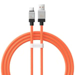 Baseus CoolPlay Series USB - USB-C Kabel 100W, 1m - Orange