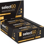 PEScience - SelectGo Protein Bar - 12 x 60g Variationer Chocolate Peanut Butter