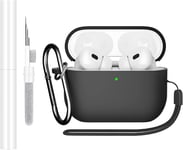 Airpods Pro 2Nd/1St Generation Case Cover with Cleaning Kit, Full Protective Sil