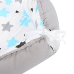 Baby Lounger Bärbar Fällbar Baby Nest Säng Sleeper Mjuk Nyfödd Säng Bassinet Madrass (#9 50*85)