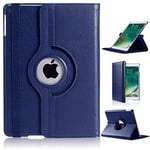 DN-Technology IPad Mini 4 Case,iPad Mini 4 Cover,iPad Mini 4 Leather Case, PU Leather Flip Case Stand Function Slim Case Premium 360 Rotating Case Cover (BLUE)