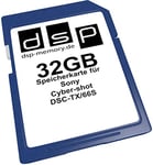 Carte mémoire 32 Go pour Sony Cyber-Shot DSC-TX/66S