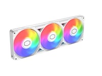 Cooler Master Mfx-B2dw-25Tp2-R1 Sickleflow Edge 360 Argb White Edition, 3X 120Mm, Ldb, 690~2500 Rpm