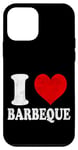 Coque pour iPhone 12 mini I Love Barbeque Vintage
