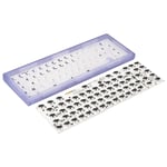(Purple) Modular Mechanical Keyboard 67 Keys RGB Backlit DIY Mechanical