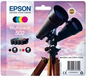 Epson 502 Multipack, svart/gul/cyan/magenta