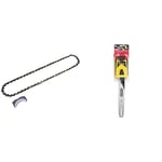 Oregon Powersharp Saw Chain Self-Sharpening Starter Kit - 3/8" Low Profile, 0.50 inch (1.3mm), 56 Drive Links Chainsaw Chain and 16 inch (40cm) A041 Mount bar for Husqvarna, Makita, Ryobi and More