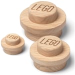 Room Copenhagen-LEGO® Vægkrog 3-pak, Sæbebehandlet Egetræ