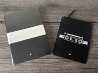 MONTBLANC FINE STATIONERY A5 NOTEBOOK WITH LEATHER ZIP POUCH RETAIL £165 BNIB