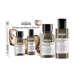 L’Oréal Professionnel, Kit Découverte Absolut Repair Molecular, Tous Types de Cheveux Abîmés, Duo Shampoing (100ml) + Masque Sans Rinçage (100ml), Formule Brevetée