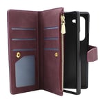 XL Standcase Lyxfodral Samsung Galaxy Z Fold6 (Vinröd)
