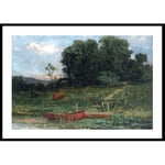 Gallerix Poster The Farm Landing By Edward Mitchell Bannister 21x30 5007-21x30