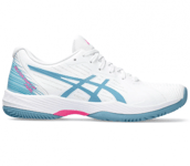 Asics Solution Swift FF Padel White/Blue Women (Storlek: 40.5)
