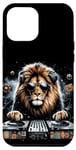 iPhone 12 Pro Max Lion DJ Electronic Beats of House Animal Africa Funny Space Case