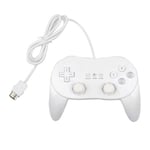 FAMKIT Classic Console Gampad Gaming Pad Joypad Pro Compatible with Wii 2 Controller White Compatible with Wii Wii, classic Console Gampad Gaming Pad Joypad Pro