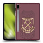 Head Case Designs Officially Licensed West Ham United FC Thames Iron Works FC 2 125 Year Anniversary Soft Gel Case Compatible With Samsung Galaxy Tab S7 5G