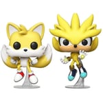 Figurine Funko Pop! -  Sonic - 2pk Super Tails-DIVERS