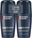 NEW Biotherm Homme 72H Extreme Protection Anti-Perspirant Roll-On (2 x 75 ml)