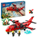 LEGO City Fire Rescue Plane Toy for 6 Plus Year Old Boys, Girls and Kids Who Lov
