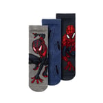 Name It Osh Spiderman 3-pack sokker, india ink