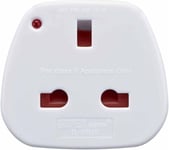 LOGIK LUKUS20 UK to US Travel Plug Adapter, White