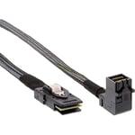 InLine Câble coudée 27629b Mini SAS HD SFF 8643 à SFF-8087 avec Bande Side de 1 m