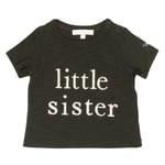 Livly little sister t-shirt – grey - 12-18m