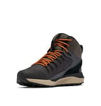 Columbia Men's Trailstorm Mid Waterproof Waterproof Hiking Shoes, Dark grey caramel