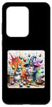 Coque pour Galaxy S20 Ultra Potions de mélange lapin et magicien de Pâques Lab Colorful Magic
