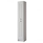 White Standing 2-Door Side Tall Unit 300mm Wide
