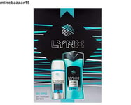 2x Lynx Ice Chill Duo Gift set 2019 full size Body Spray 150ml & Body Wash 250ml