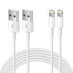 2 Pack Apple Mfi Certified Iphone Charger Cable 1M, Apple Lightning to USB Cable
