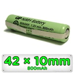Replacement Toothbrush Battery for Braun Oral-B 42mm x 10mm 3716A Pulsonic Slim