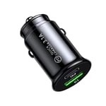Billaddare med USB-A och USB-C Fast Charger