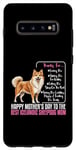 Coque pour Galaxy S10+ Happy Mother's Day To The Best Islandic Sheepdog Mom