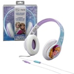 Frozen Elsa and Anna Adjustable Foldable Kids Friendly Volume Wired Headphones