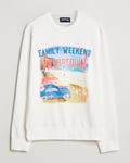 Vilebrequin Printed Crew Neck Sweatshirt Off White